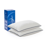 2Pack Almohada BluDream Individual Ajustable de memory foam, personalizable en altura y firmeza para descanso ergonómico, con un relleno de 100% Memory Foam triturado que se adapta perfectamente a ti.