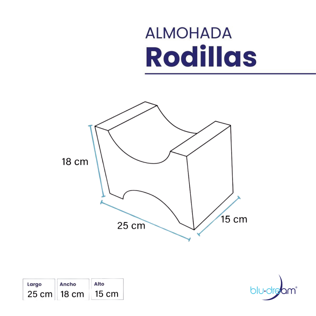 Almohada Tech Foam Balance Rodillas