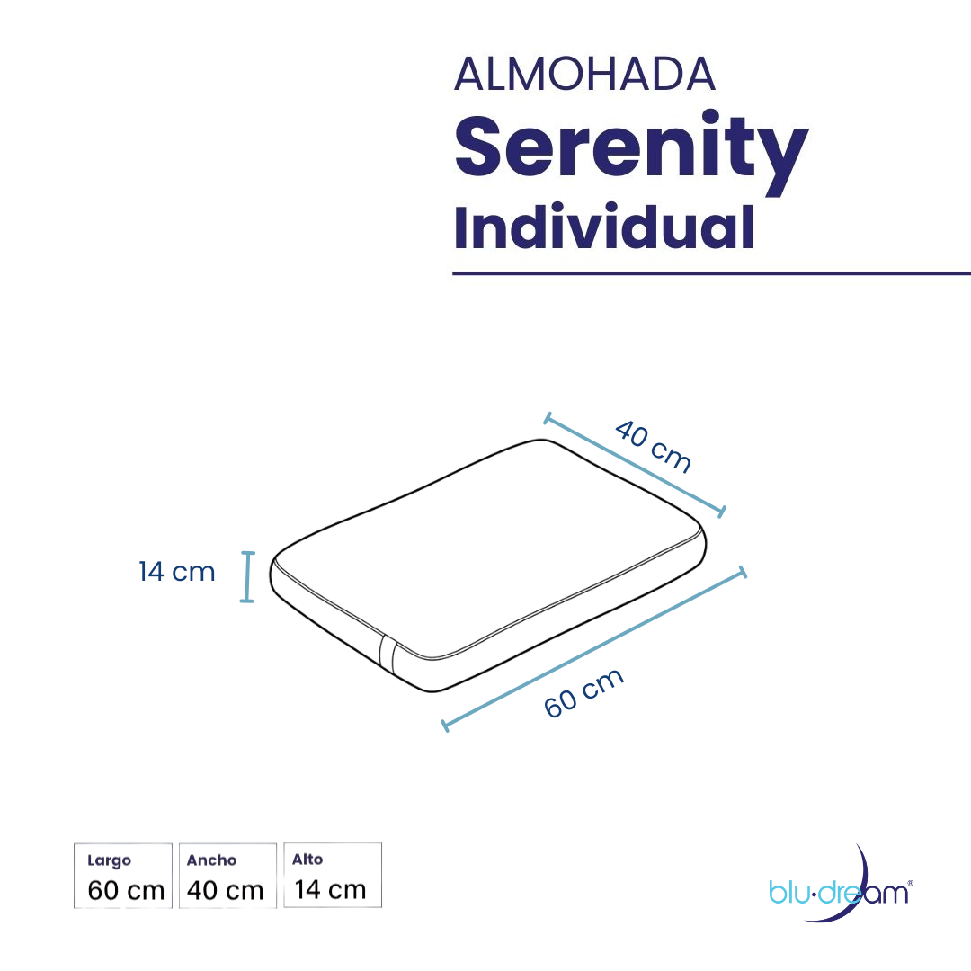Almohada Memory Foam Serenity Individual