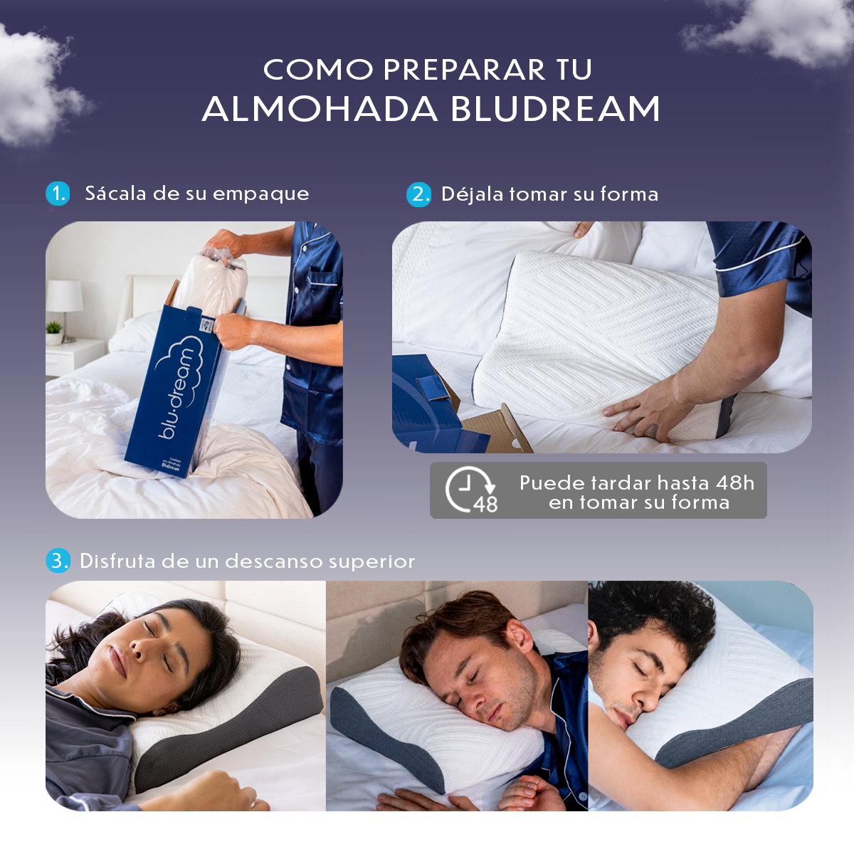 Almohada Memory Foam Balance Cervical