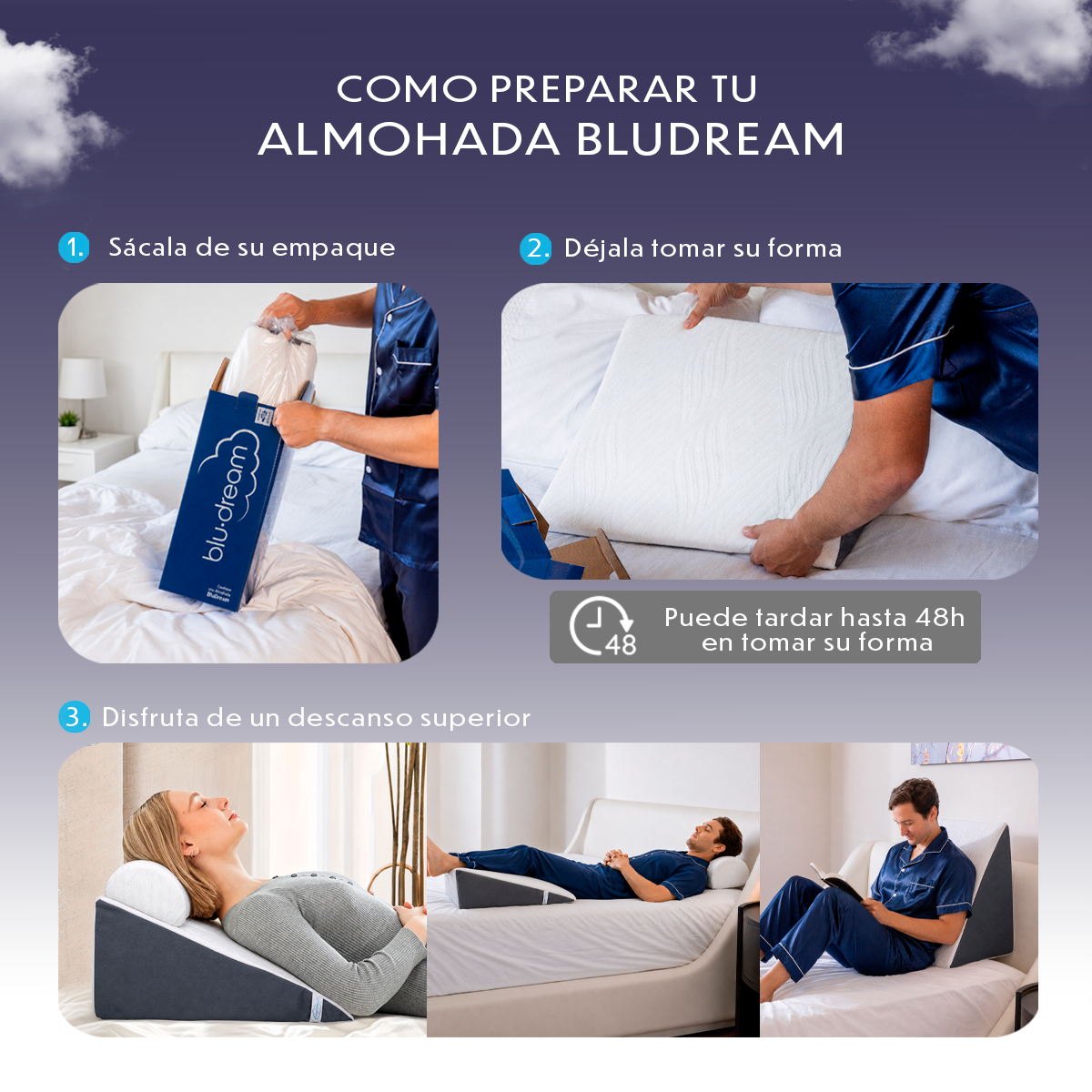 Almohada Tech Foam Balance Cuña