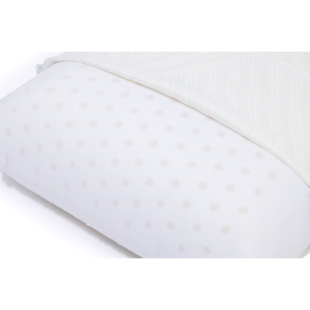 Almohada BluDream Individual Serenity de memory foam, confort ergonómico para descanso reparador. De igual manera, la Funda BluDream ofrece una sensación suave y fresca al tacto.
