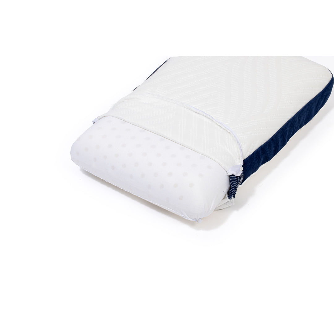 Nuestro tamaño Travel Friendly. La Almohada BluDream Personal contiene memory foam y tecnología Fresh+, para viaje o uso diario. La Funda BluDream ofrece una sensación suave y fresca al tacto. 