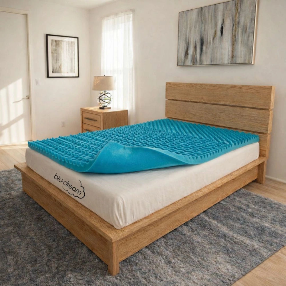 Colchoneta Bludream Memory Foam Topper Individual 100x190x 5cm