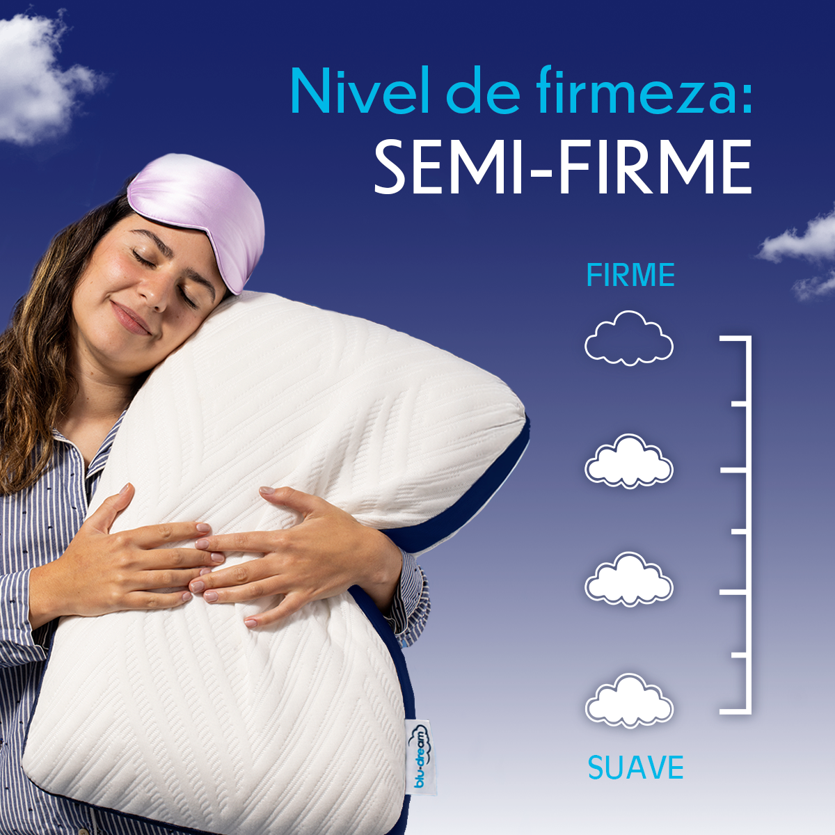 Almohada Memory Foam Serenity King Size