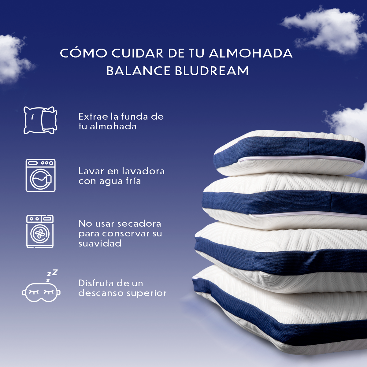 Almohada Memory Foam Serenity Individual