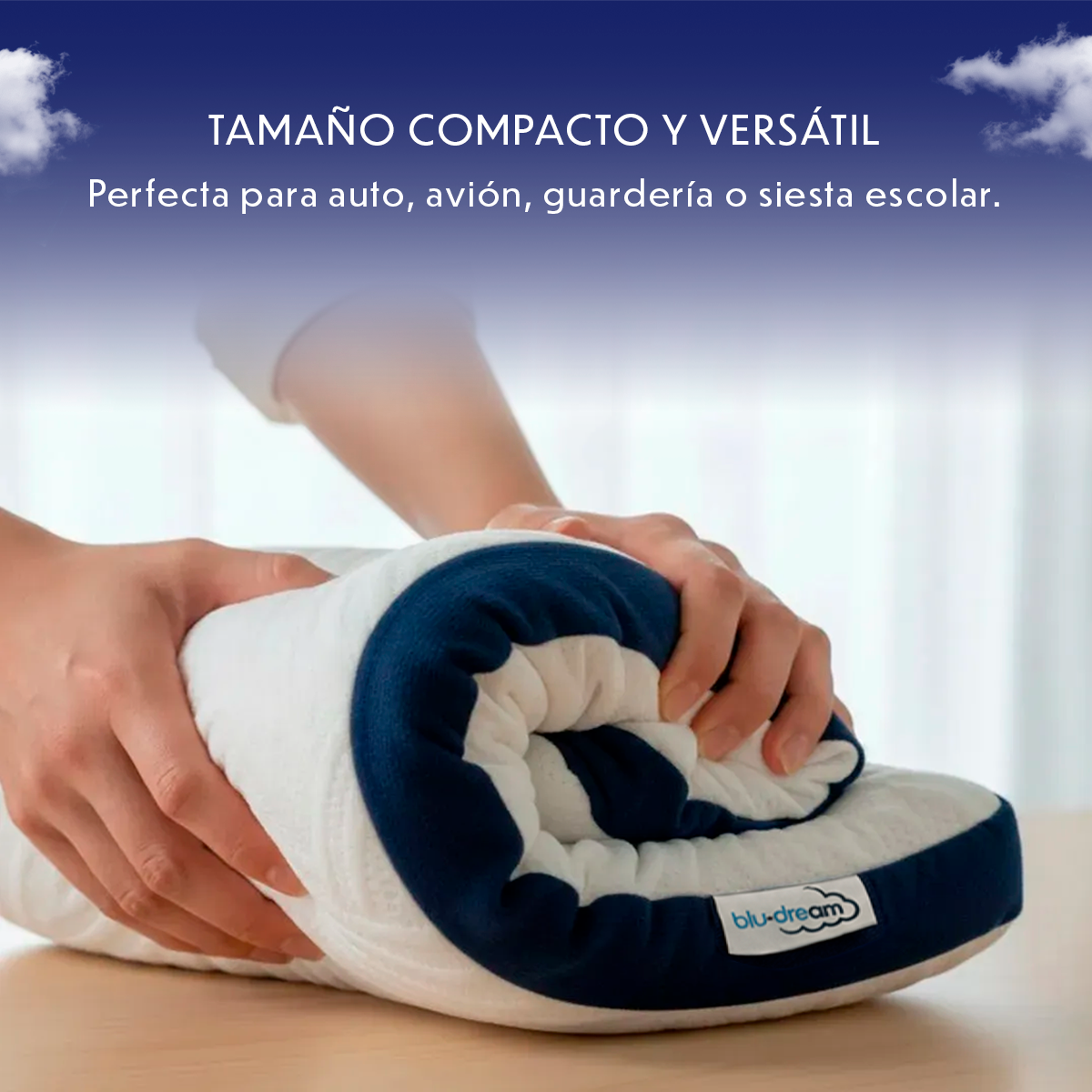 2 Pack Almohada Memory Foam Serenity Individual 60x40x14 cm