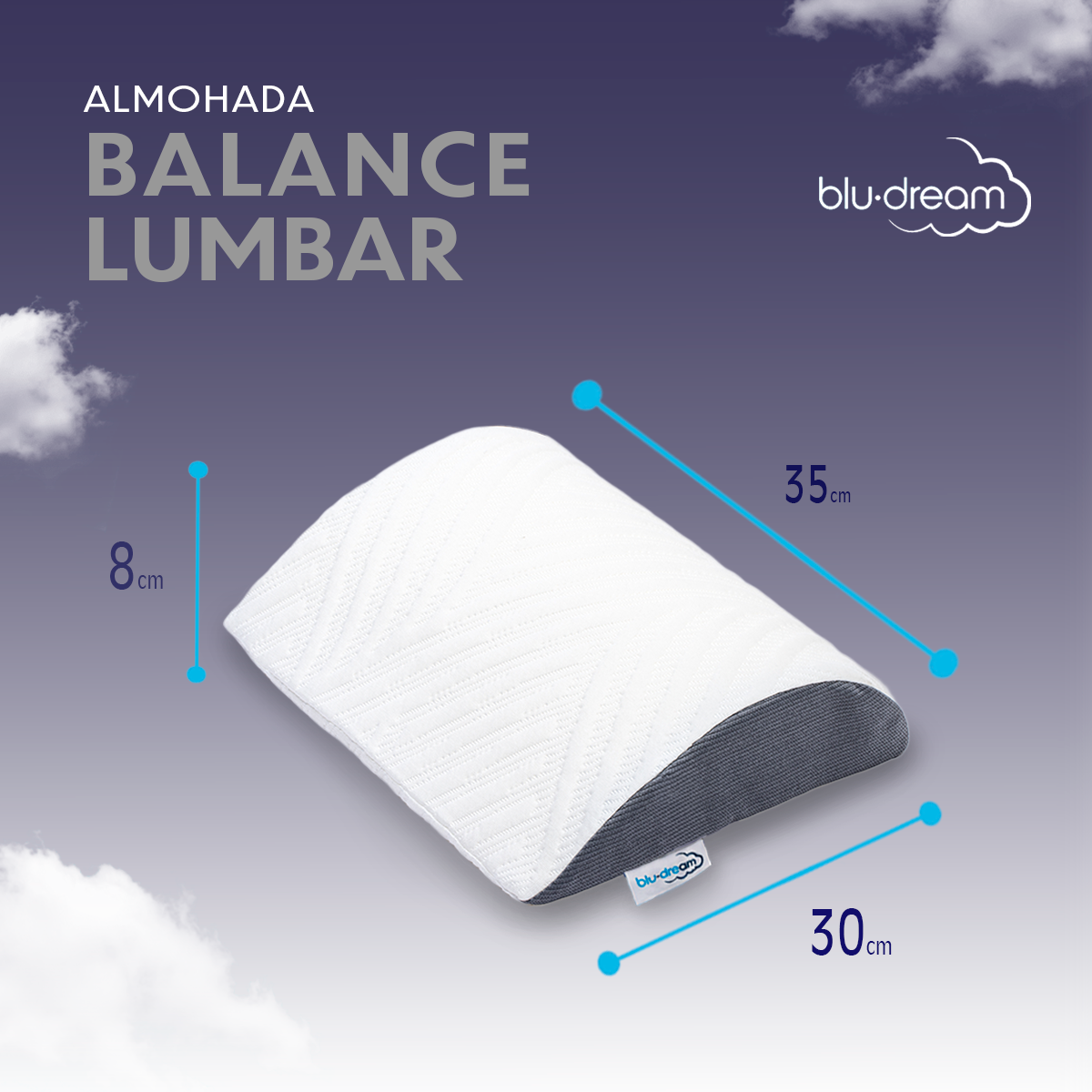 Almohada Tech Foam Balance Lumbar
