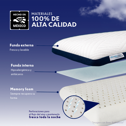 Almohada Memory Foam Serenity King Size