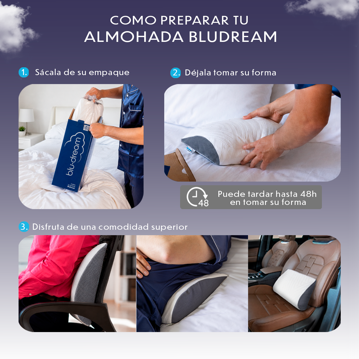 Almohada Tech Foam Balance Lumbar