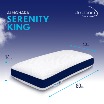 Almohada Memory Foam Serenity King Size