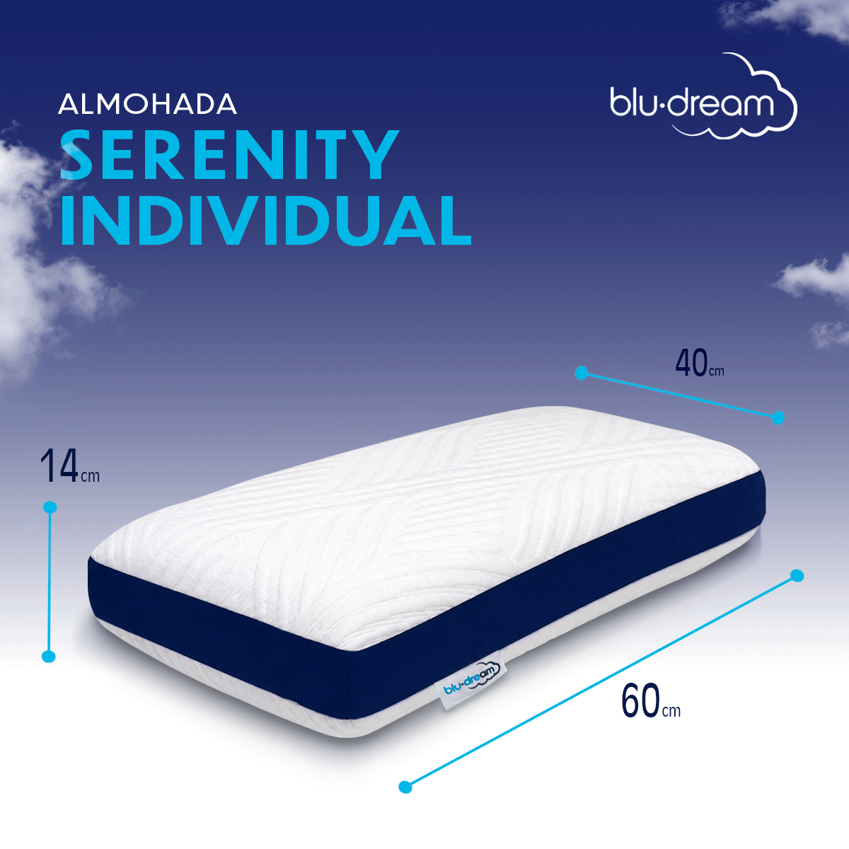 Almohada Memory Foam Serenity Individual