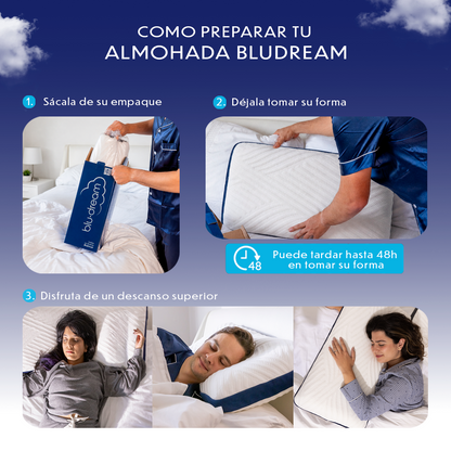 Almohada Memory Foam Serenity King Size