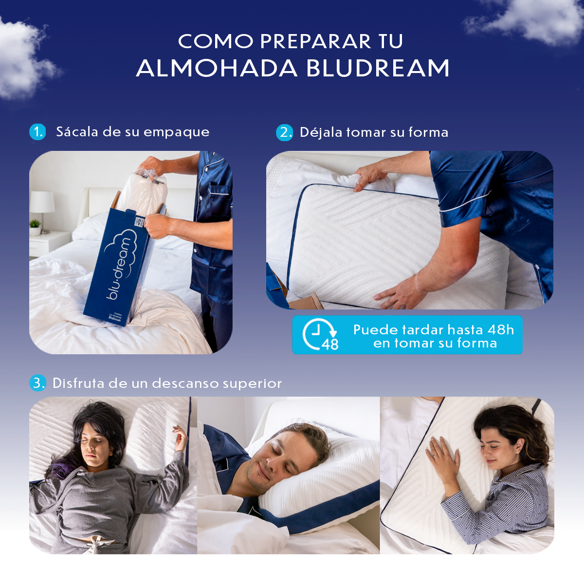 Almohada Memory Foam Serenity Individual
