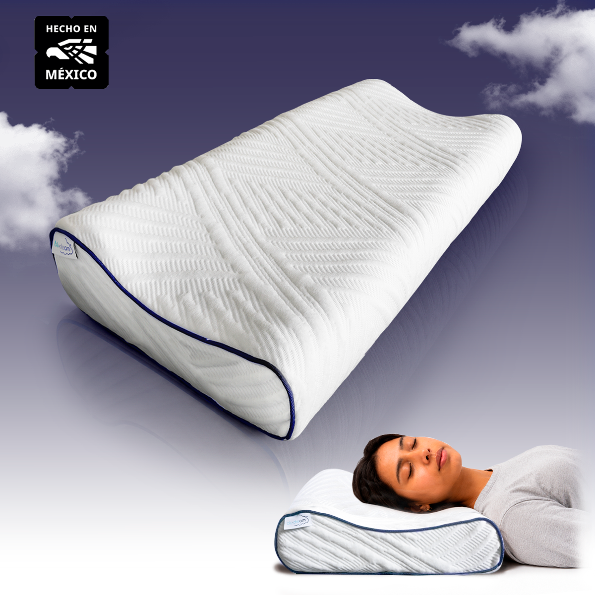 Almohada Memory Foam Ortopédica Balance Cervical Premium