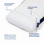 Almohada Memory Foam Serenity King Size