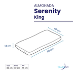 Almohada Memory Foam Serenity King Size