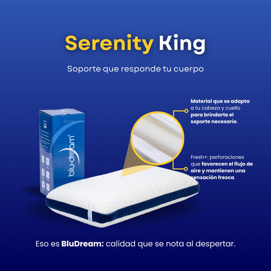 Almohada Memory Foam Serenity King Size